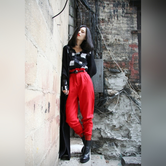 Ann Demeulemeester black slit wedge boots - Picture 8 of 9